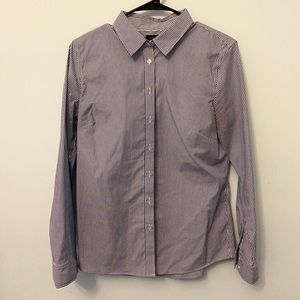Banana Republic Striped Button Down